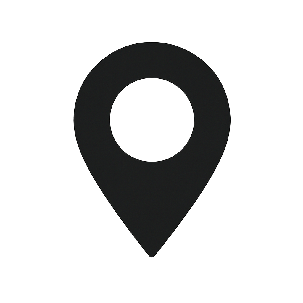 Map pin showing local fruit pickup points